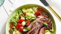 Caprese Salad with Grilled Flank Steak Caprese Salad with Grilled Flank Steak