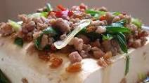 Steamed Tofu with Ground Pork Steamed Tofu with Ground Pork
