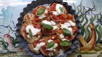 Le bruschette con il mio pane fatto in casa Le bruschette con il mio pane fatto in casa