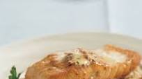 Roasted Salmon with Olive-Mustard Butter and Orzo Roasted Salmon with Olive-Mustard Butter and Orzo