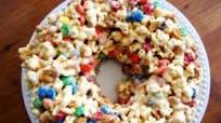 Popcorn Rice Krispie Bundt Cake Popcorn Rice Krispie Bundt Cake