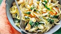 Simple Chicken Florentine Alfredo With Fettuccine Simple Chicken Florentine Alfredo With Fettuccine