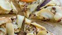 Apple Cheddar Pizza with Caramelized Onions & Walnuts Apple Cheddar Pizza with Caramelized Onions & Walnuts