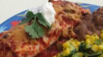 Low Fat Chicken Enchiladas With High Fat Taste. Low Fat Chicken Enchiladas With High Fat Taste.