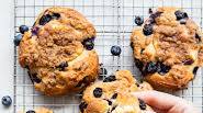 Blueberry Muffins Tops with Streusel Blueberry Muffins Tops with Streusel