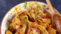 Sichuan Spicy Wonton In Chili Oil (红油抄手) Sichuan Spicy Wonton In Chili Oil (红油抄手)