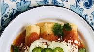 Entomatadas de Queso (Queso fresco Enchiladas in Tomato sauce) Entomatadas de Queso (Queso fresco Enchiladas in Tomato sauce)