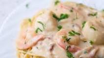 Shrimp Alfredo Pasta with Scallops Shrimp Alfredo Pasta with Scallops