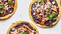 Easy Tostadas With Chicken Tinga and Black Beans Easy Tostadas With Chicken Tinga and Black Beans