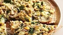 Thin Crust Spinach & Feta Pizza Thin Crust Spinach & Feta Pizza