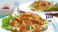 Cheeseburger Tostadas Cheeseburger Tostadas
