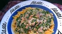 Salmon and Spinach Pasta Salmon and Spinach Pasta