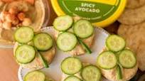 Shamrock Hummus Bites Shamrock Hummus Bites