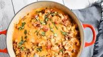 Low-FODMAP One-Pan Beef and Cheese Macaroni; Gluten-free Low-FODMAP One-Pan Beef and Cheese Macaroni; Gluten-free