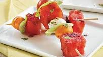 Watermelon Caprese Salad Kabobs Watermelon Caprese Salad Kabobs