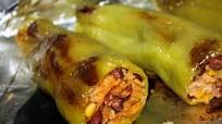 Stuffed Baked Banana Peppers Stuffed Baked Banana Peppers