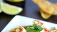 Shrimp Tostadas With Avocado Cream Shrimp Tostadas With Avocado Cream