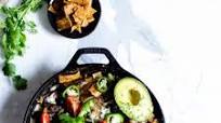 Skillet Black Bean Vegetarian Enchiladas Verde Skillet Black Bean Vegetarian Enchiladas Verde