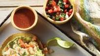 Tilapia Tostadas with Avocado and Crema Tilapia Tostadas with Avocado and Crema