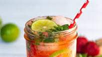 Strawberry Mojito Mocktail Strawberry Mojito Mocktail
