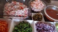 Ceviche de jaiba con camarones Ceviche de jaiba con camarones
