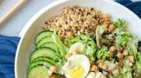 Greek Salad with Green Goddess Dressing Greek Salad with Green Goddess Dressing
