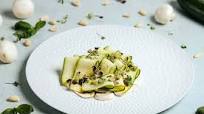 Carpaccio con pesto de cacahuete Carpaccio con pesto de cacahuete