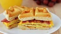 Waffle Breakfast Sandwiches Waffle Breakfast Sandwiches