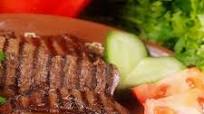 Grilled Calf's or Beef Liver Served With A Famous Romanian Sauce Mujdei Grilled Calf's or Beef Liver Served With A Famous Romanian Sauce Mujdei