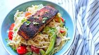 Blackened Salmon Pasta Blackened Salmon Pasta