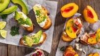 Goat Cheese Bruschetta Trio Goat Cheese Bruschetta Trio