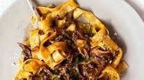 Braised Short Rib Mushroom Sauce with Pappardelle Braised Short Rib Mushroom Sauce with Pappardelle