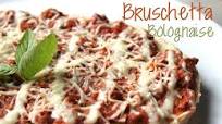 Bruschetta tomate bolognaise Bruschetta tomate bolognaise