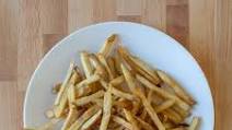 Air fried frozen French fries Air fried frozen French fries