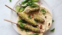 LAMB KEBABS WITH PISTACHIOS (TURKISH ADANA KEBAB) LAMB KEBABS WITH PISTACHIOS (TURKISH ADANA KEBAB)