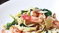 Shrimp Fettuccine with Spinach and Parmesan Shrimp Fettuccine with Spinach and Parmesan