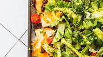Layered Spicy Black Bean Nachos Layered Spicy Black Bean Nachos