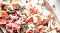 Creamy Tomato Cucumber Salad Creamy Tomato Cucumber Salad