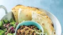 Spicy beef larb wraps Spicy beef larb wraps
