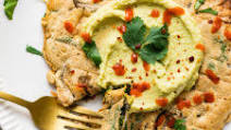 SAVORY CHICKPEA PANCAKE (GF) SAVORY CHICKPEA PANCAKE (GF)