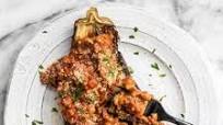 Roasted Eggplant with Meat Sauce Roasted Eggplant with Meat Sauce