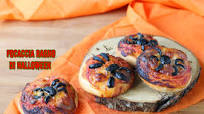 Focaccia ragno di halloween Focaccia ragno di halloween