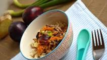 Spiced Pork and Plum Recipe for Babies Spiced Pork and Plum Recipe for Babies