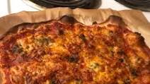 Paper thin pizza Paper thin pizza