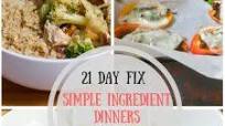 Meal Plan & Grocery List {50} Simple Ingredient Dinners | 21 Day Fix Meal Plan & Grocery List {50} Simple Ingredient Dinners | 21 Day Fix