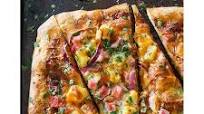 Hawaiian Style Pizza With Bbq Sauce, Fresh Pineapple And Ham Hawaiian Style Pizza With Bbq Sauce, Fresh Pineapple And Ham