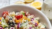 Greek Chickpea Salad + Tzatziki Dressing Greek Chickpea Salad + Tzatziki Dressing