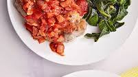 Pork Chops with Zesty Tomato Sauce & Swiss Chard Pork Chops with Zesty Tomato Sauce & Swiss Chard