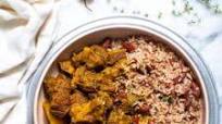 Caribbean Curry Goat with Rice and Peas Caribbean Curry Goat with Rice and Peas