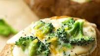 Cheesy Broccoli Stuffed Baked Potatoes Recipe Cheesy Broccoli Stuffed Baked Potatoes Recipe